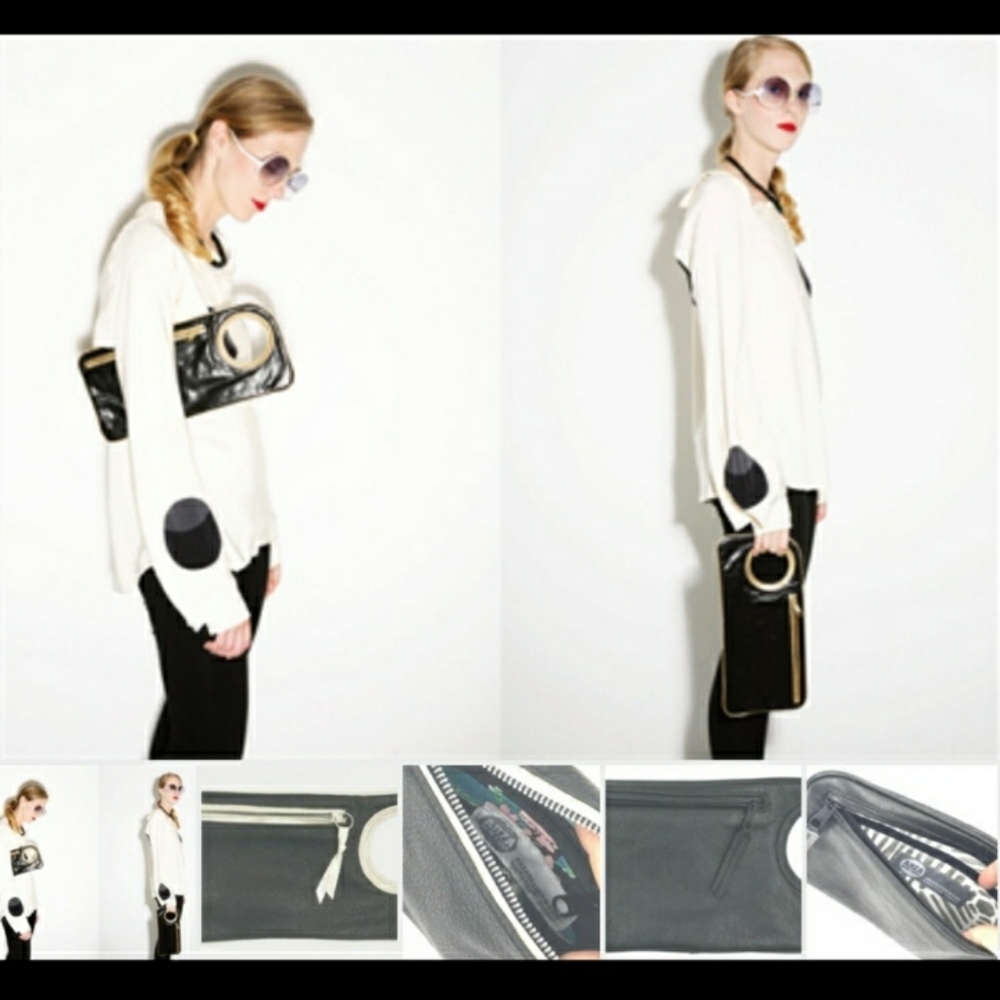 Arza Design Bracelet Clutch Hands Free leather